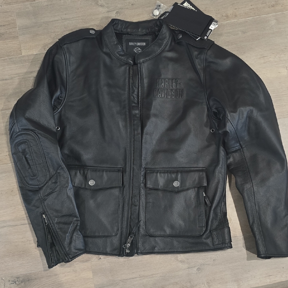 Harley-Davidson Men's Captian Layering System Leather Jacket